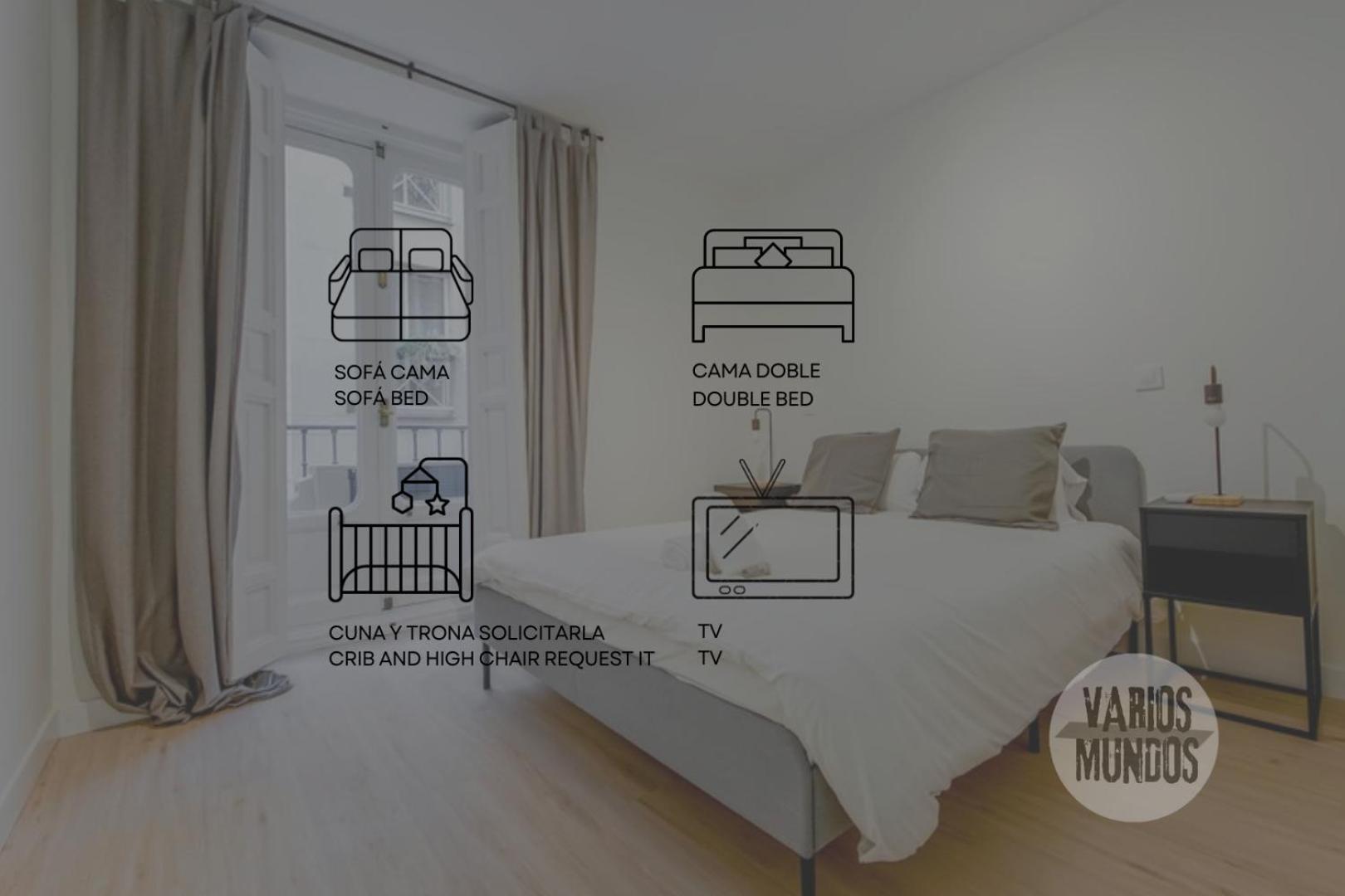 Modern Apt Para 6Pax En La Plaza De Tirso-Centro E1 Madrid Exterior foto