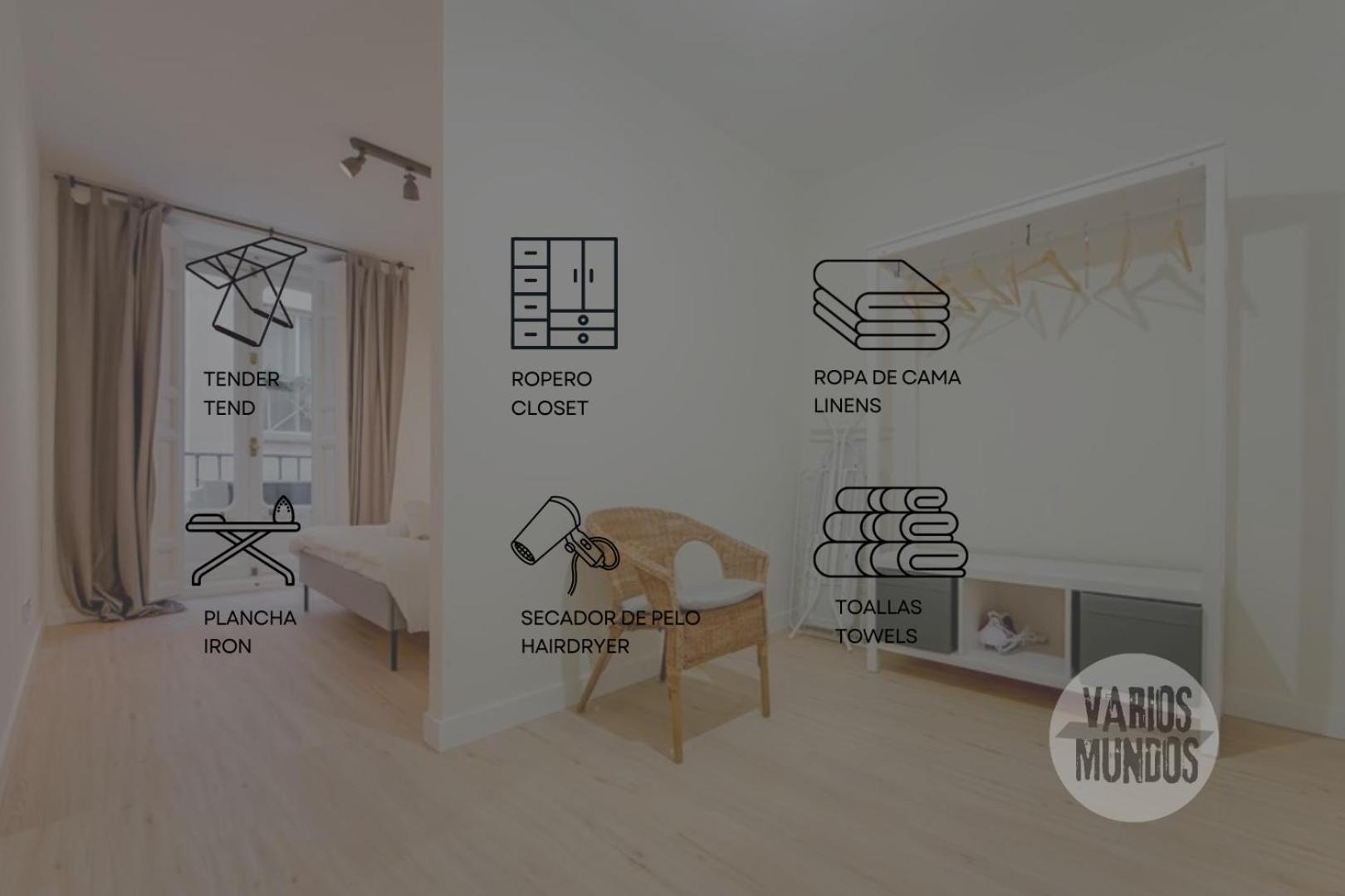 Modern Apt Para 6Pax En La Plaza De Tirso-Centro E1 Madrid Exterior foto